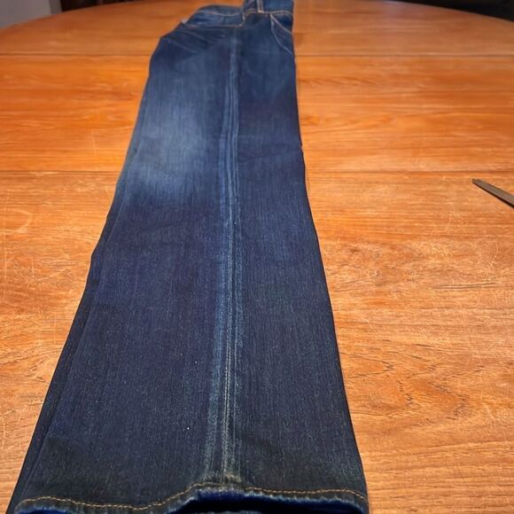 Hudson Tilda mid rise Cigarette Jean dark wash whiskering fading Size 31 - Picture 9 of 14